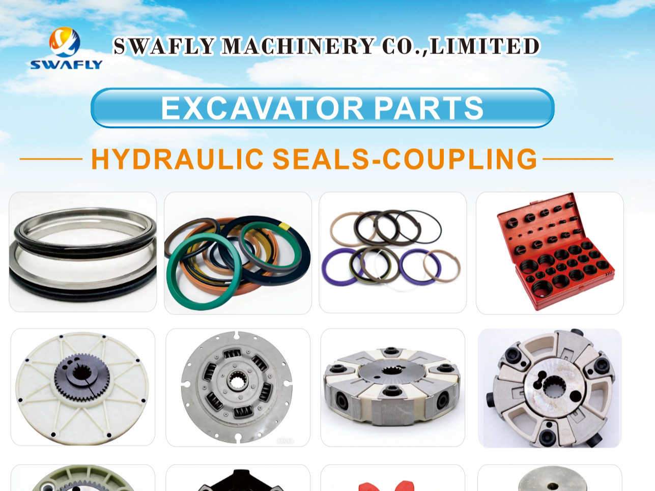 Minőségi tömítések és alkatrészek kotrógépekhez, rakodógépekhez és dózerekhez